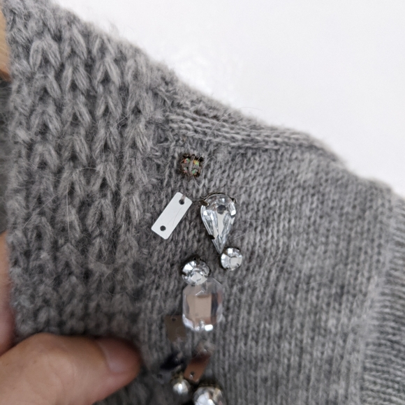 COPY - BCBG Grey cardigan med - Picture 6 of 8